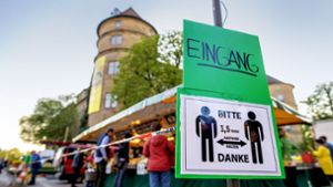 Selbst der Wochenmarkt in Stuttgart steht auf der Kippe