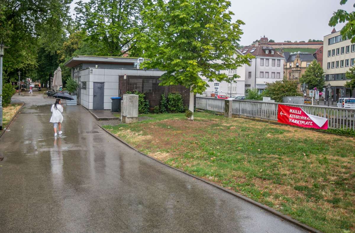 WC in Esslingen: Öffentliche Toilette im Maillepark geplant