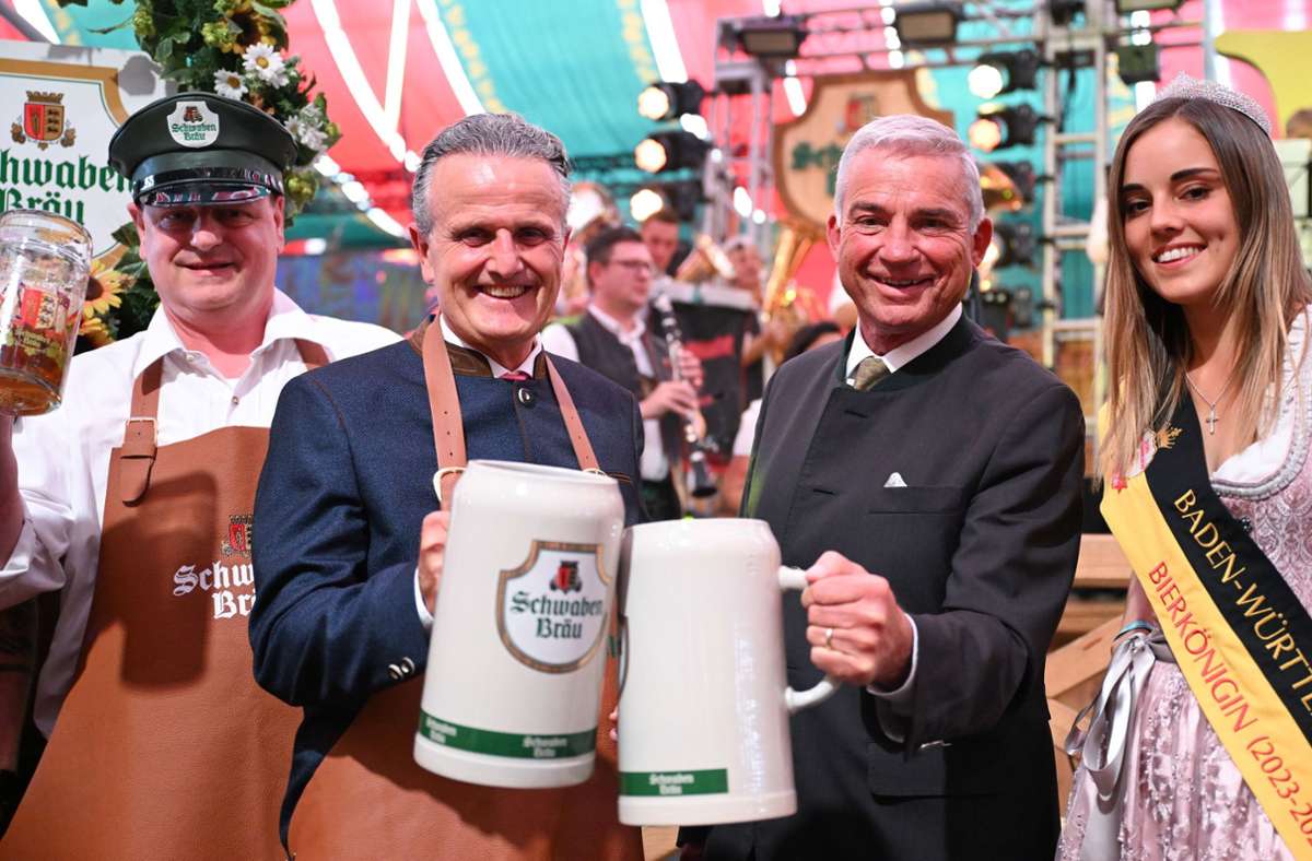 Bierpreis Cannstatter Volksfest: Galoppierende „Bierflation“ auf dem Wasen