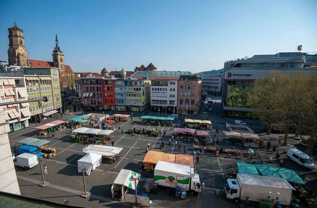 Stadtgestaltung in Stuttgart: Marktplatz: Sanierung schon ab August?