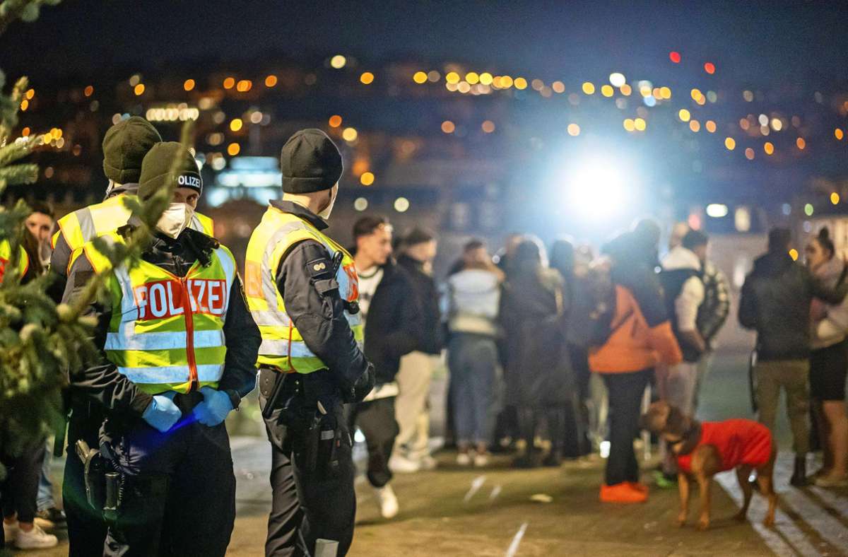 Brennpunkt Schlossplatz: Polizei zählt weniger Straftaten in der City
