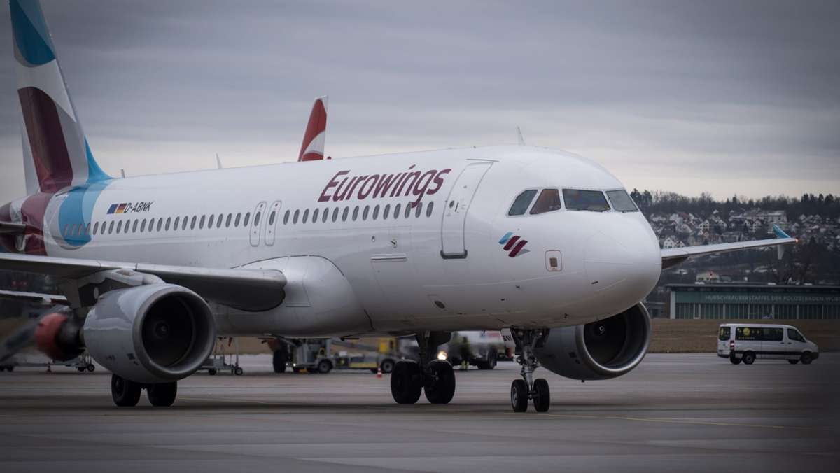 Streik bei Eurowings: Dutzende Flüge ab Stuttgart gestrichen