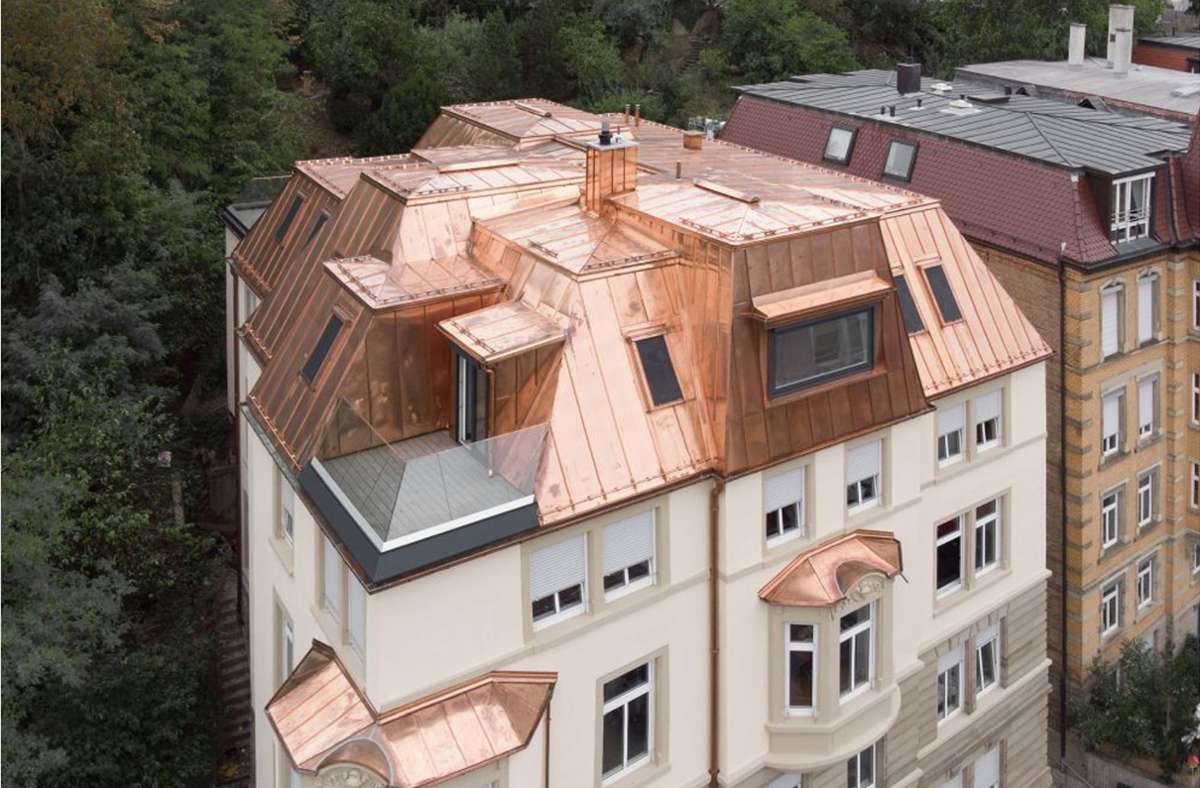 Wohntraum in Stuttgart: Architekturpreis für Kupferdach