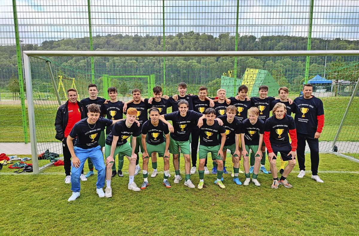 Aufstieg in die Oberliga: Eine „tolle Geschichte“ für den Esslinger Jugendfußball