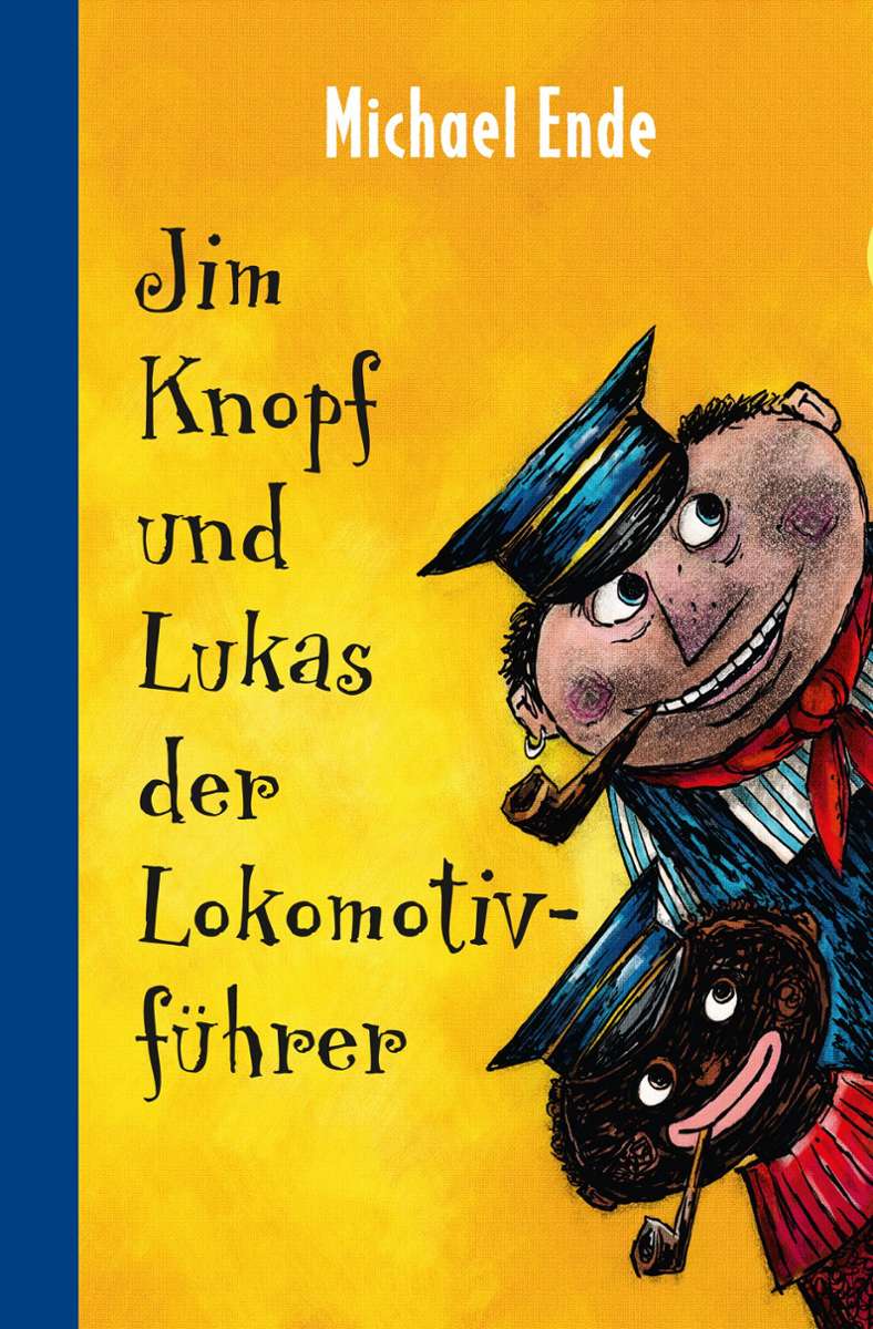 Seit 60 Jahren unverändert: Michael Endes Roman Jim Knopf und Lukas der Lokomotivführer mit den Illustrationen von Franz Tripp.