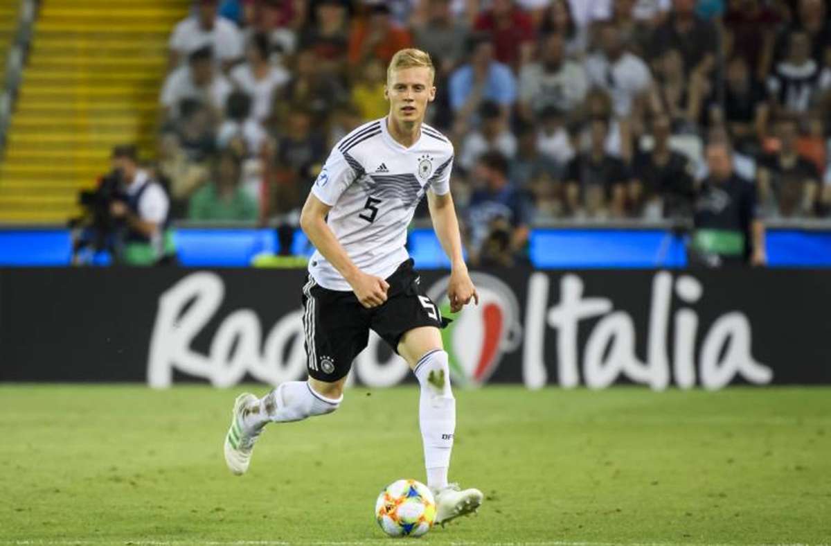 Timo Baumgartl stand 2019 mit der U-21-Nationalelf im Finale der EM. Damals verloren die Deutschen gegen Spanien mit 1:2.