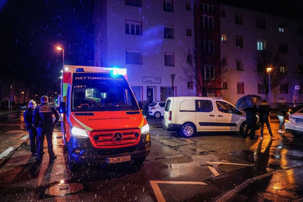 11.12.2019 In der Esslinger Pliensauvorstadt ist ein Fußgänger von einem Auto erfasst worden.