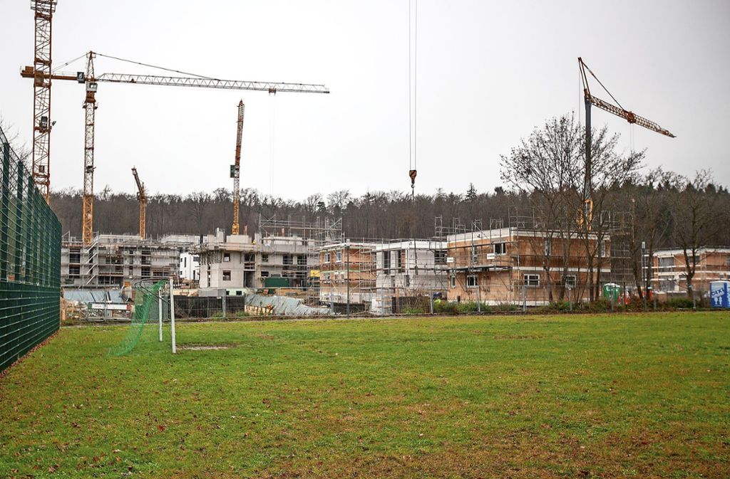 Das Baugebiet für 800 Einwohner ist erschlossen: Bauboom in den Akademiegärten