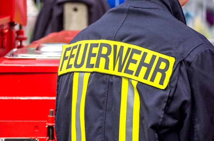 Brand bei Kleiningersheim: Mercedes geht in Flammen auf