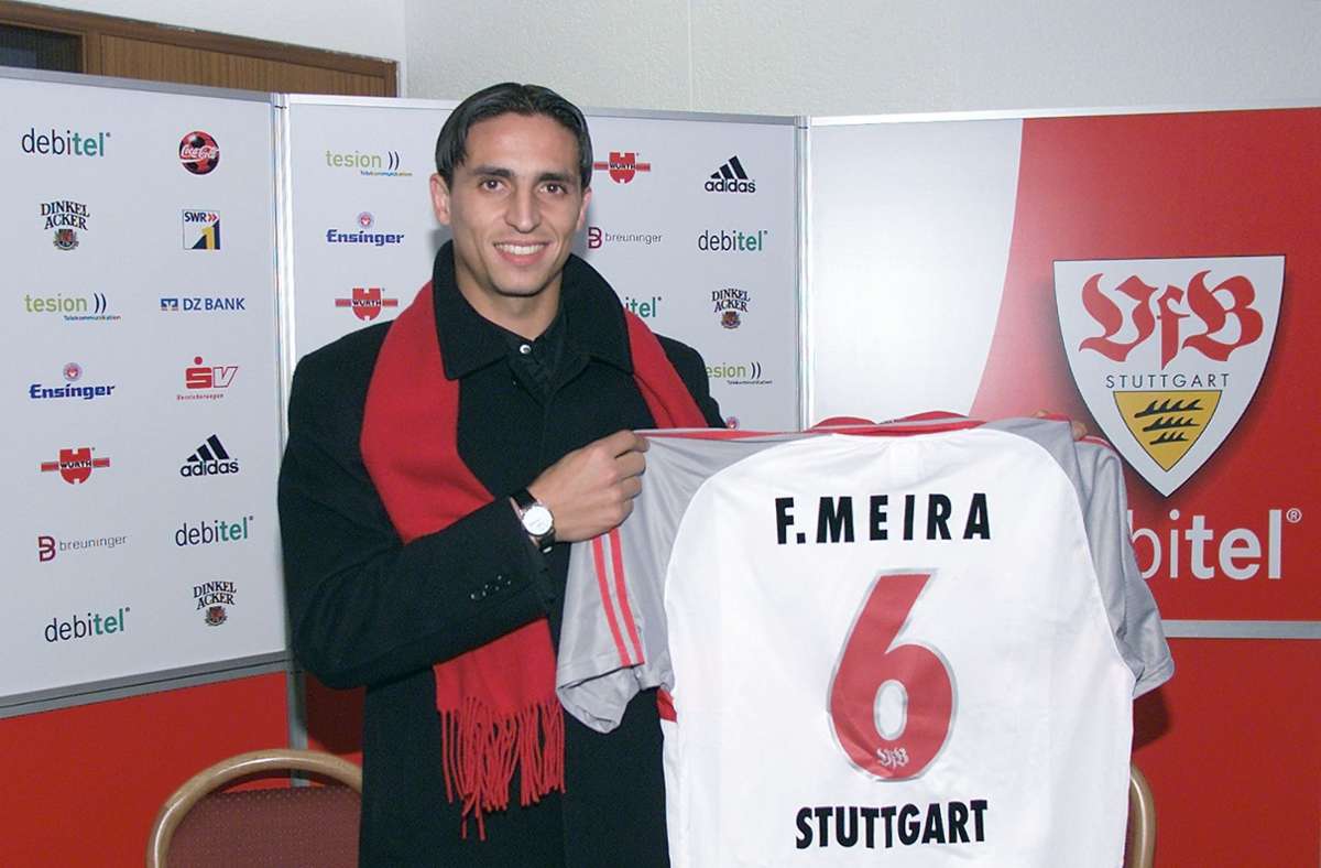 Im Januar 2002 wechselt der portugiesische Verteidiger Fernando Meira für 7,5 Millionen Euro von Benfica Lissabon vom VfB – und ist damit der bis dato teuerste Zugang der Vereinshistorie. Er wird zur festen Größe und holt als Kapitän mit dem VfB 2007 die Meisterschaft. Ein Jahr später wechselt Meira zu Galatasaray Istanbul.