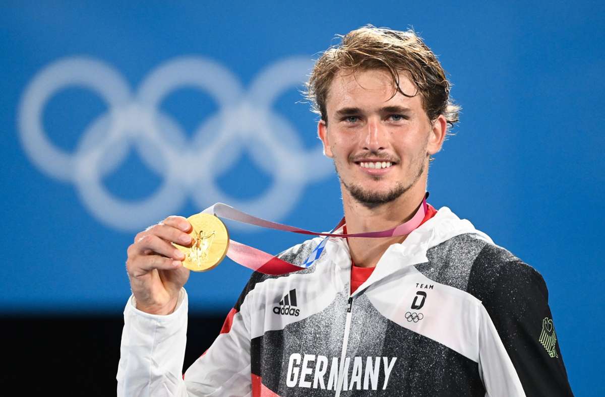 Tennis bei Olympia 2021: So gratulieren Kerber und Haas dem Olympiasieger Zverev