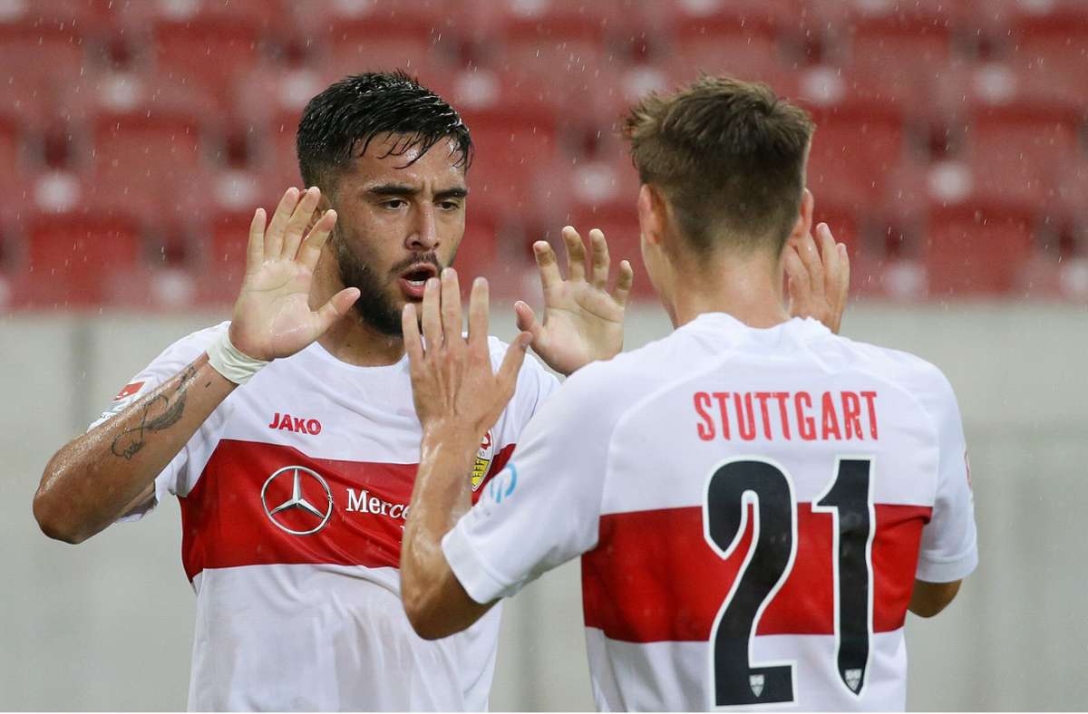 Der VfB Stuttgart legte sich  im ersten Durchgang den Gegner zurecht und spielt die Partie dann recht souverän runter. Nicolas Gonzalez erzielte zwei Treffer.
