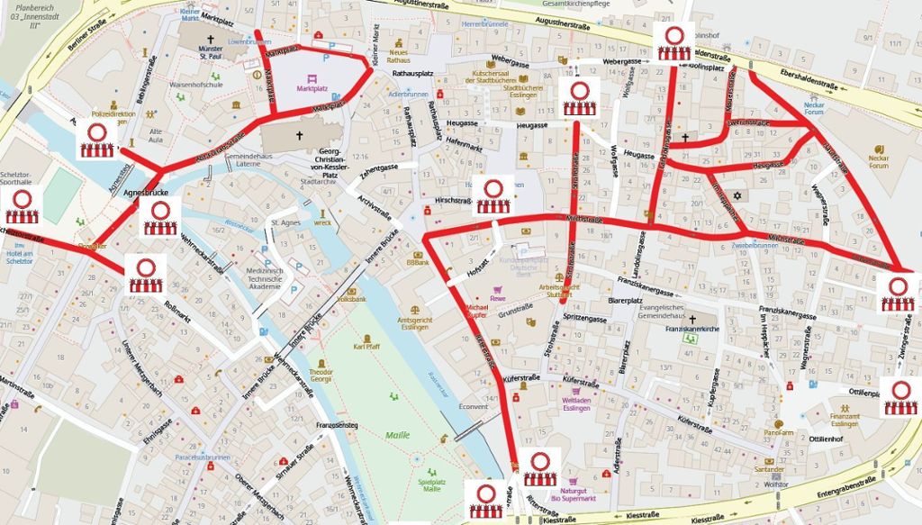 Beim Bürgerfest und EZ-Lauf gilt eine geänderte Verkehrsführung: Bürgerfest: Innenstadt wird zur autofreien Zone