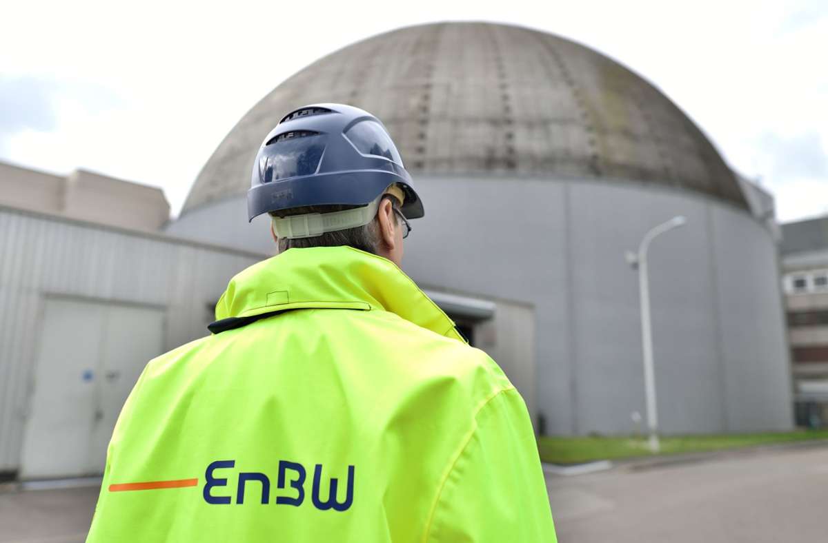 Das Archivfoto zeigt das Atomkraftwerk des Energiekonzerns EnBW in Obrigheim in Baden-Württemberg. (Archivbild) Foto: dpa/Uwe Anspach