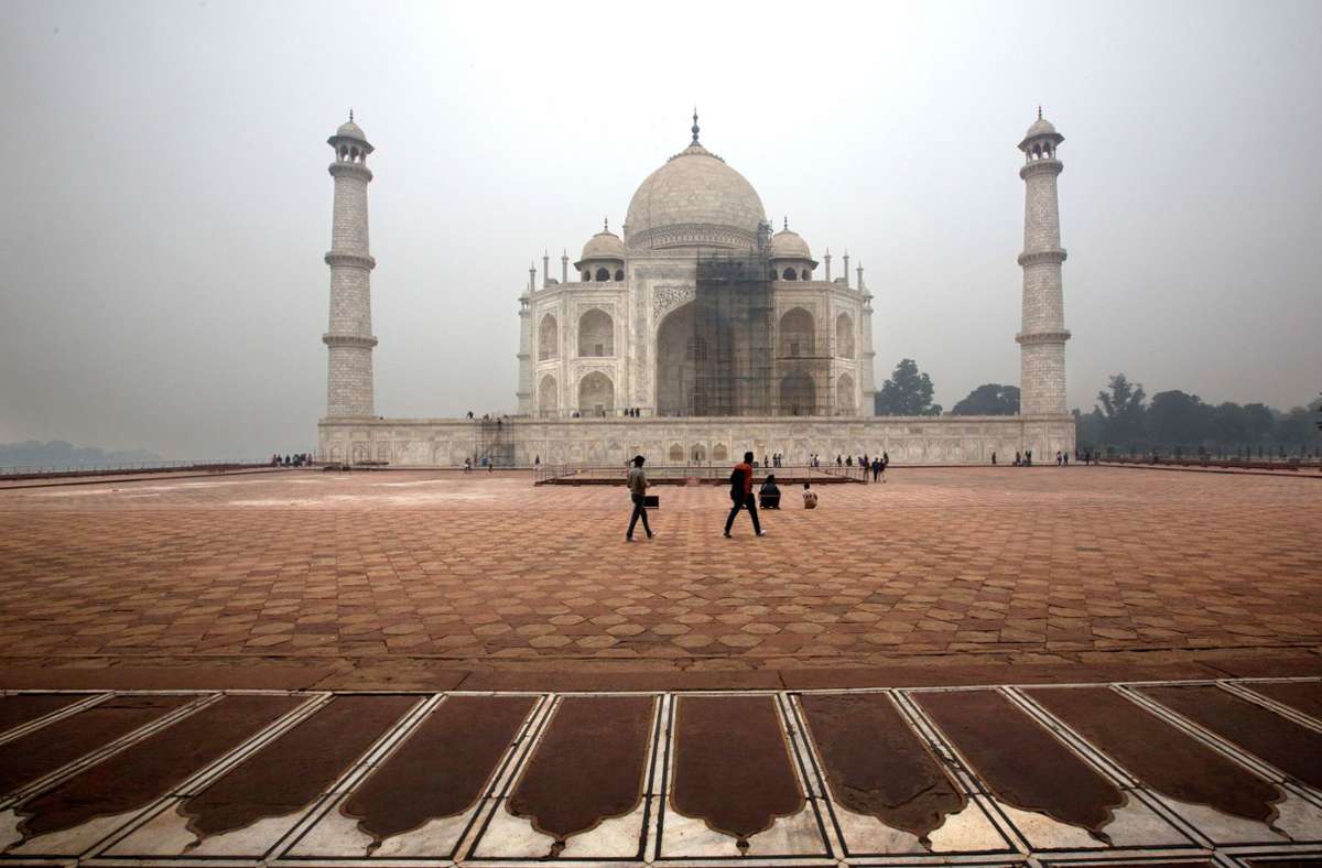 Taj Mahal in Indien: Berühmte Sehenswürdigkeit nach Bombendrohung geräumt