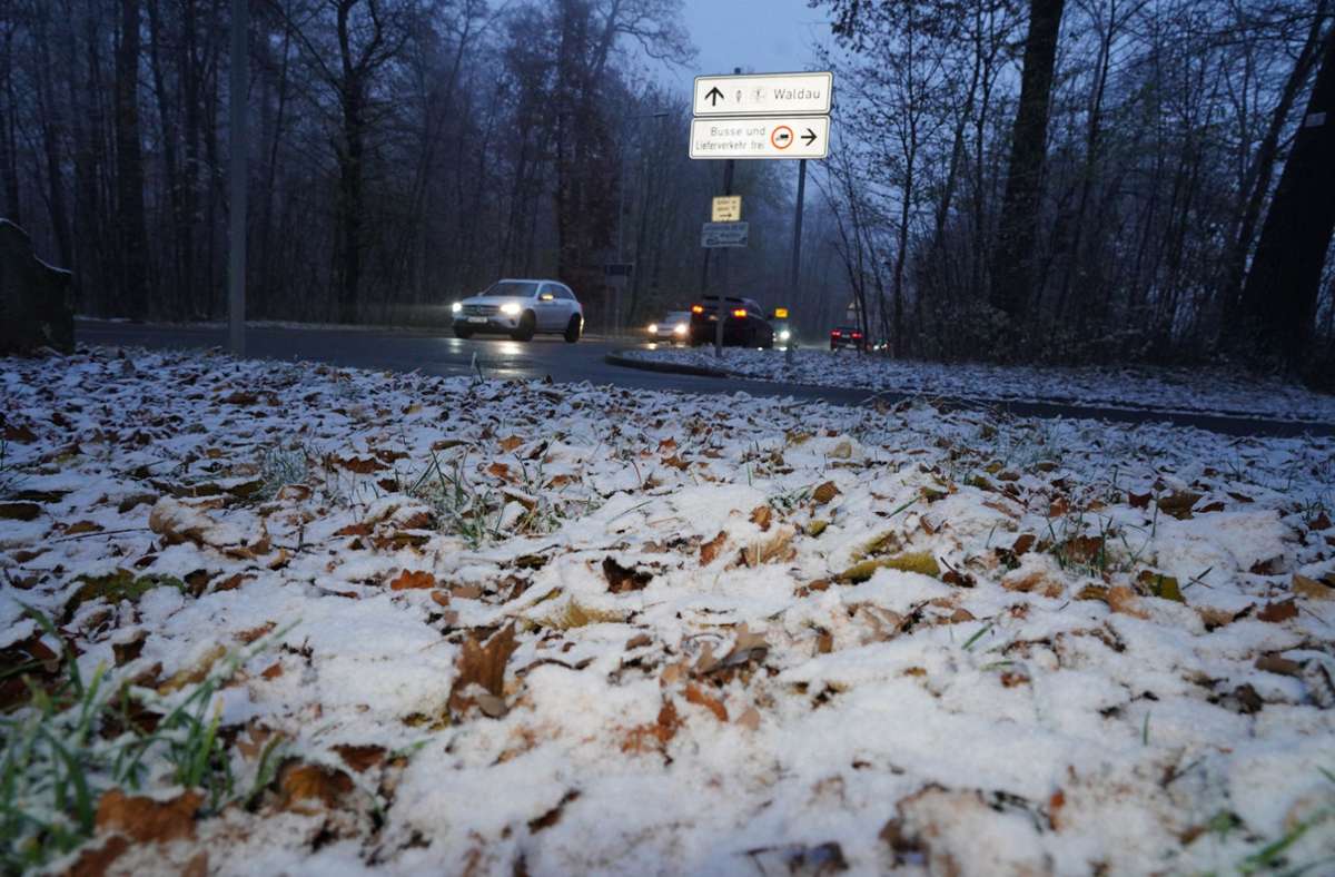 Wetter in Stuttgart und Region: Im Kessel fällt der erste Schnee