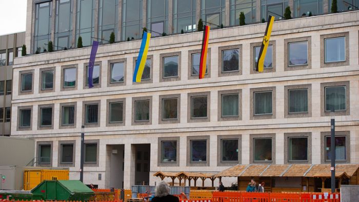 Jetzt kann auch das Stuttgarter Rathaus Flagge zeigen