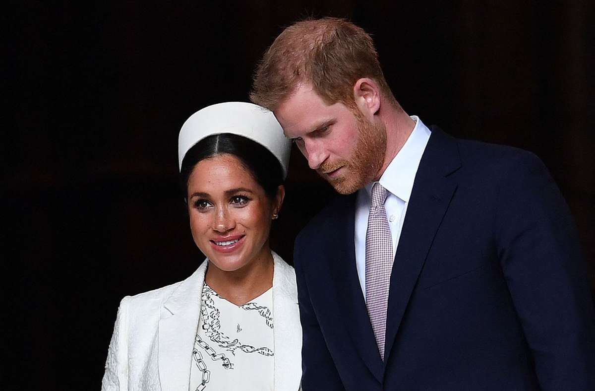 Buckingham-Palast in London: Prinz Harry und Meghan erklären finalen Rückzug
