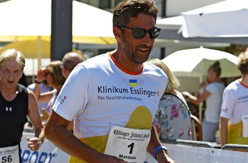 Matthias Klopfer beim Esslinger Stadtlauf. Foto: hr/Pressefoto Herbert Rudel