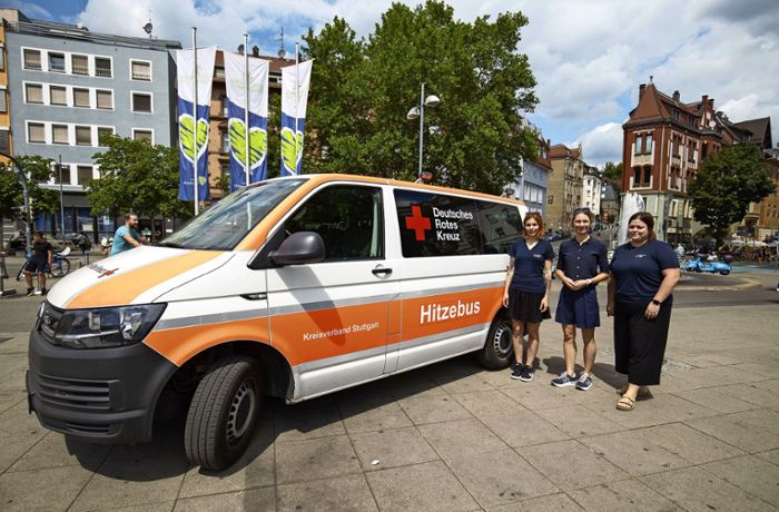 Hilfe bei Hitze: Hitzebus fährt dauerhaft durch Stuttgart