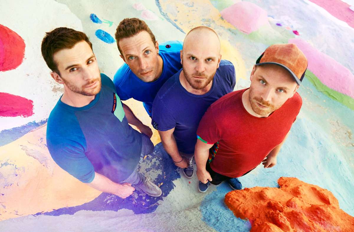 Coldplay hält den Spagat zwischen Freundesclique und globalem Mega-Act aus: Guy Berryman, Chris Martin, Will Champion, Jonny Buckland (v. li.)