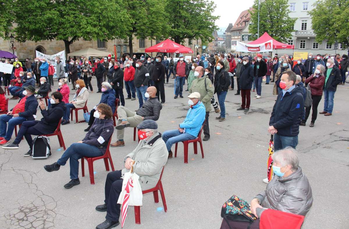 Deutscher Gewerkschaftsbund (DGB): Kundgebung am 1. Mai in Esslingen