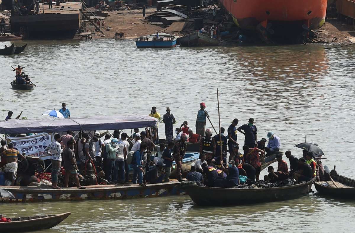 Schiffsunglück in Bangladesch: Dutzende Tote bei Schiffsunglück in Bangladesch