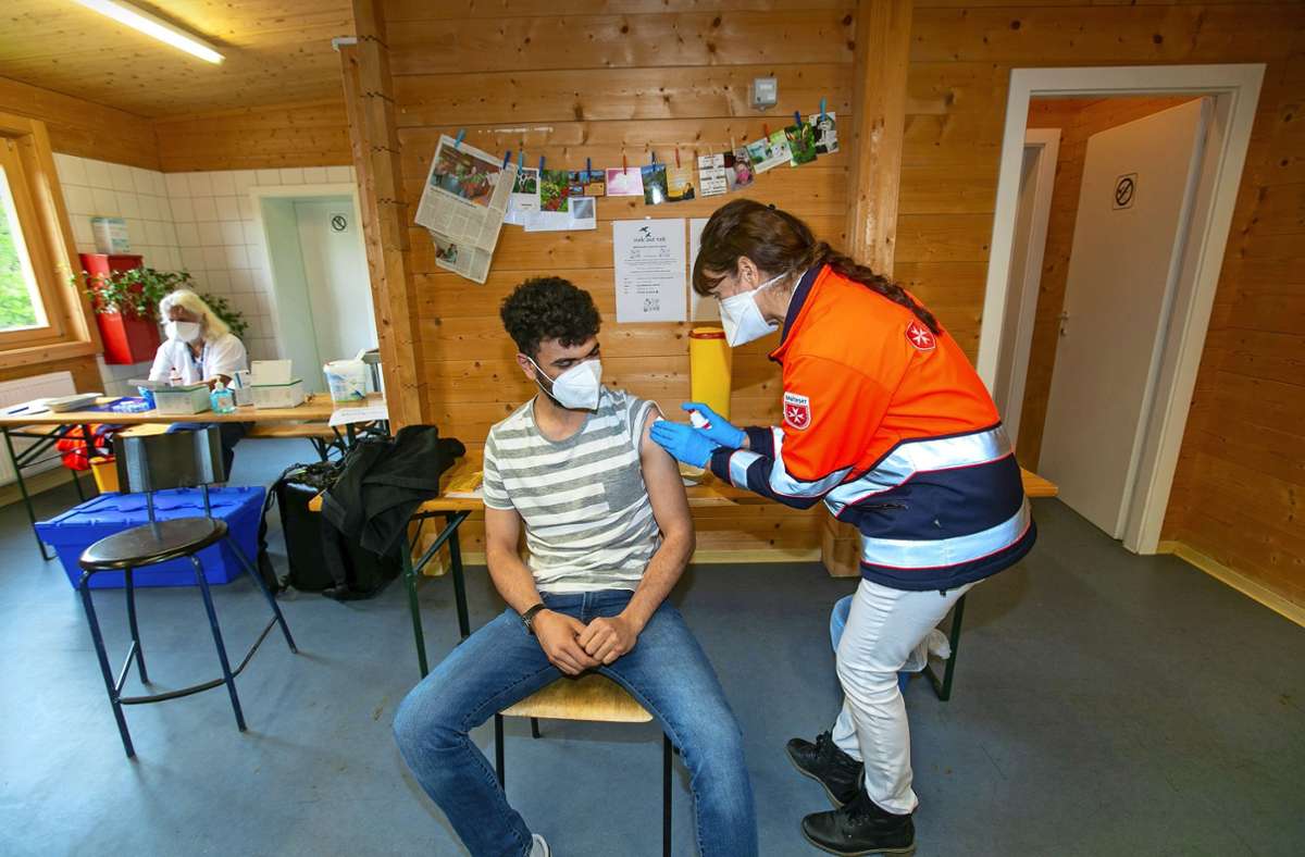 Impfaktion in Flüchtlingsunterkünften: Nicht jeder Geflüchtete im Landkreis Esslingen  ist impfwillig