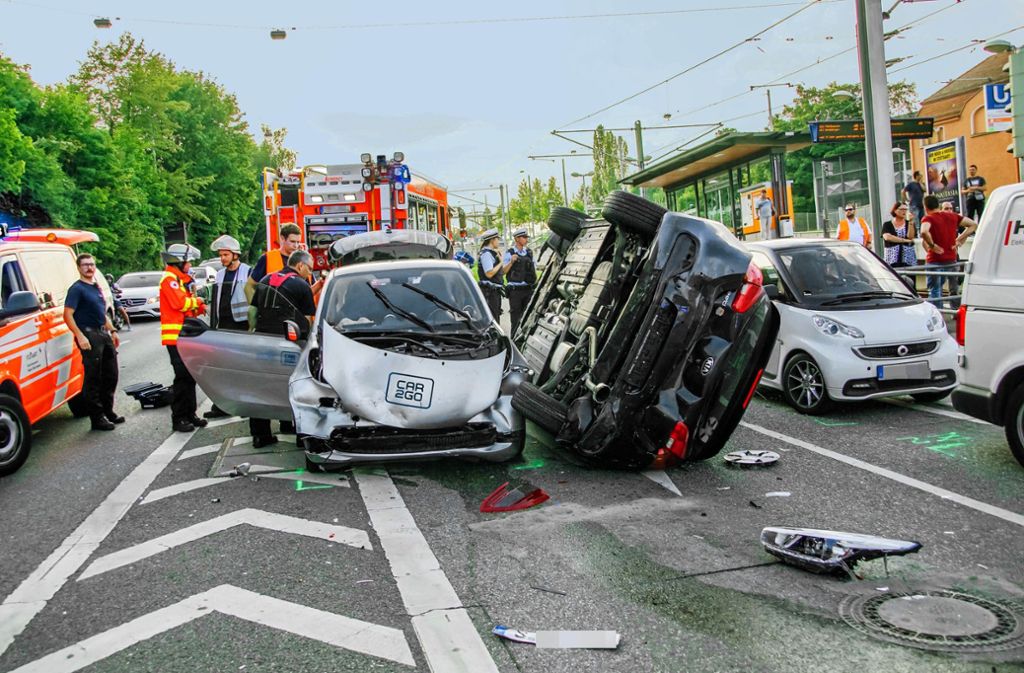 Unfallbilanz 2019 in Stuttgart: Das sind die Unfall-Brennpunkte