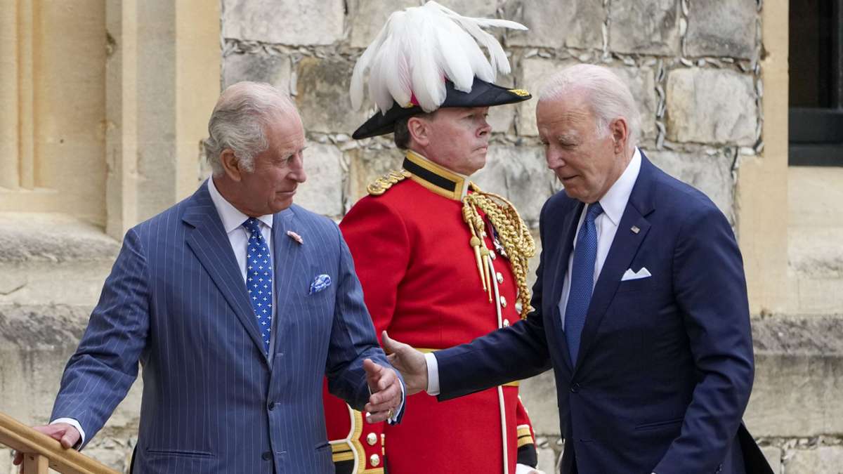 Krebsdiagnose: US-Präsident Biden besorgt um König Charles