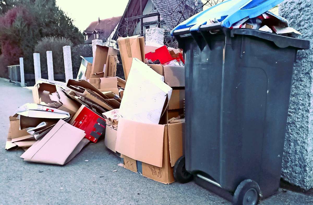 Lockdown und Homeoffice: Sogar in den Mülltonnen zeigt sich Corona