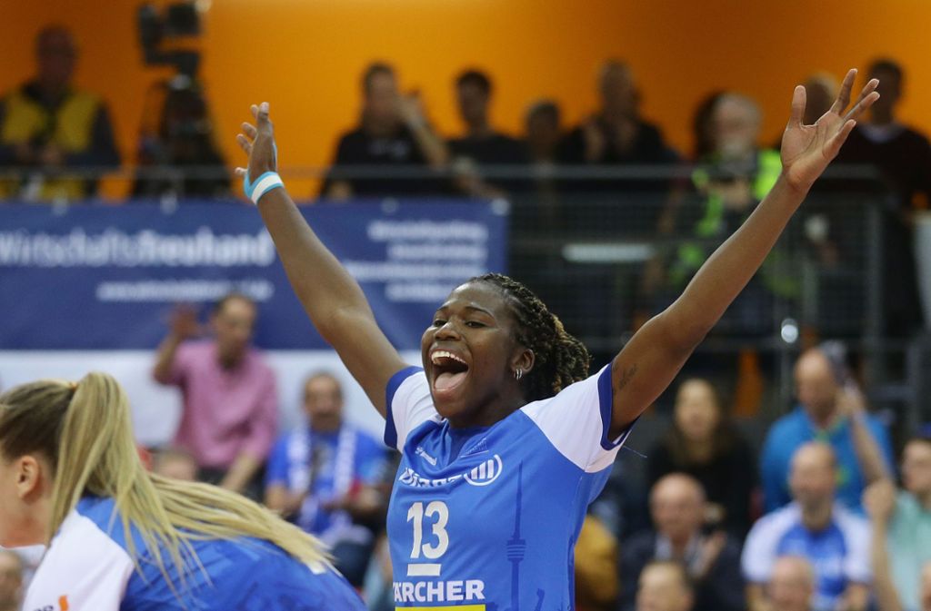 Allianz MTV Stuttgart: Perfekt: Volleyball-Star Krystal Rivers bleibt eine weitere Saison