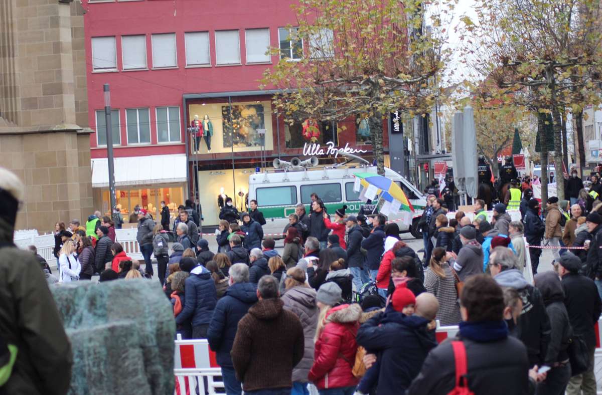 „Querdenken“-Demo in Heilbronn: NPD-Funktionär Matthias Brodbeck als Ordner eingesetzt
