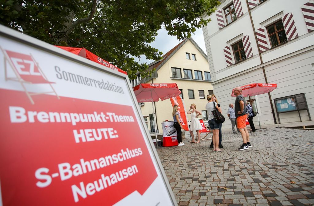 Bei der Sommerredaktion machen Leser ihrem Unmut Luft: S-Bahn-Verzögerung sorgt in Neuhausen für Ärger