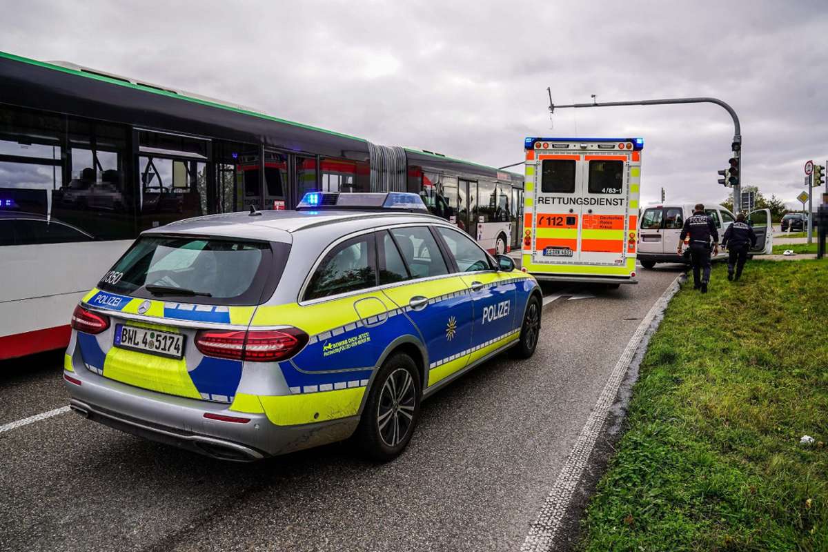 Unfall in Nürtingen (Kreis Esslingen): Auffahrunfall mit zwei Verletzten