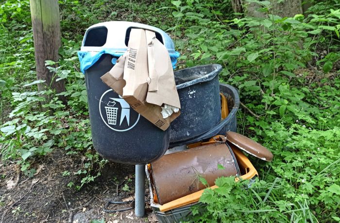 Abfälle falsch entsorgt: Müll verschandelt weiter die Kommunen