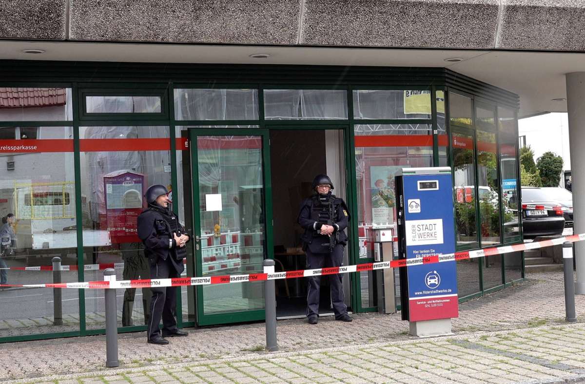 Filderstadt-Bernhausen: Weitere Details zum Banküberfall