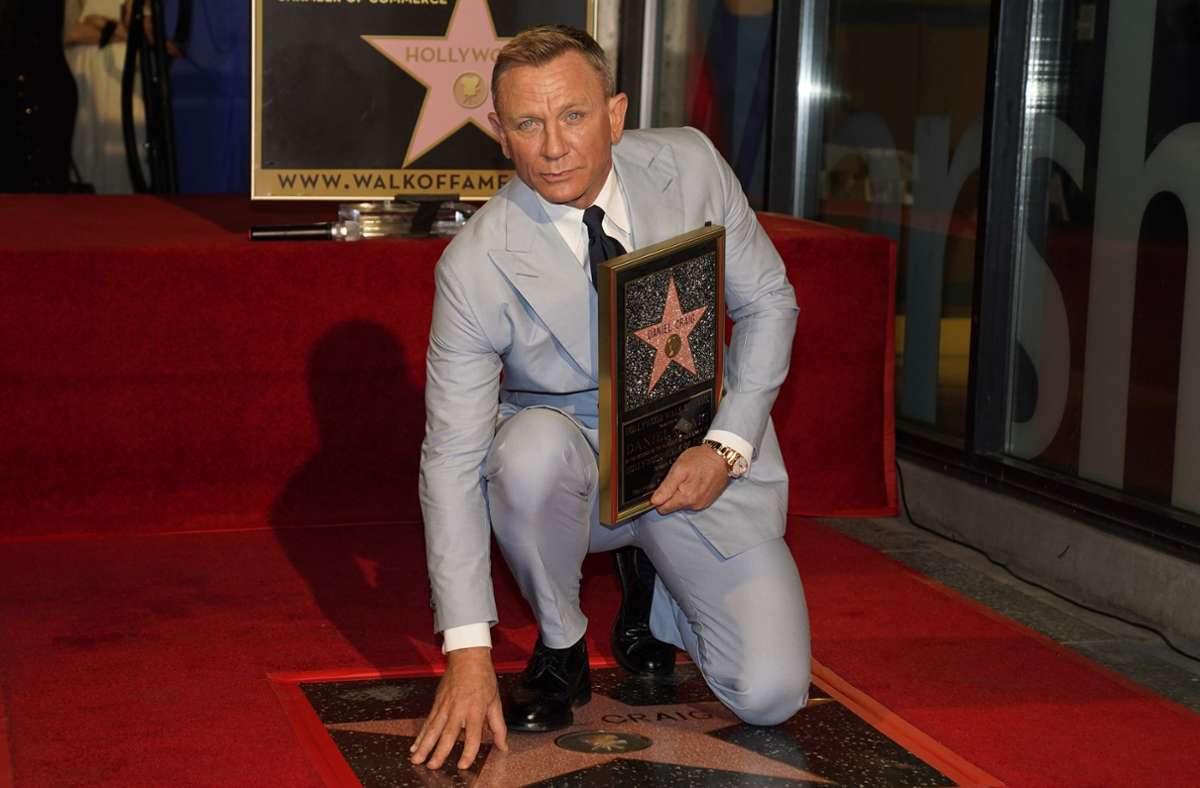 Daniel Craig: „James Bond“-Star mit einem Stern in Hollywood geehrt
